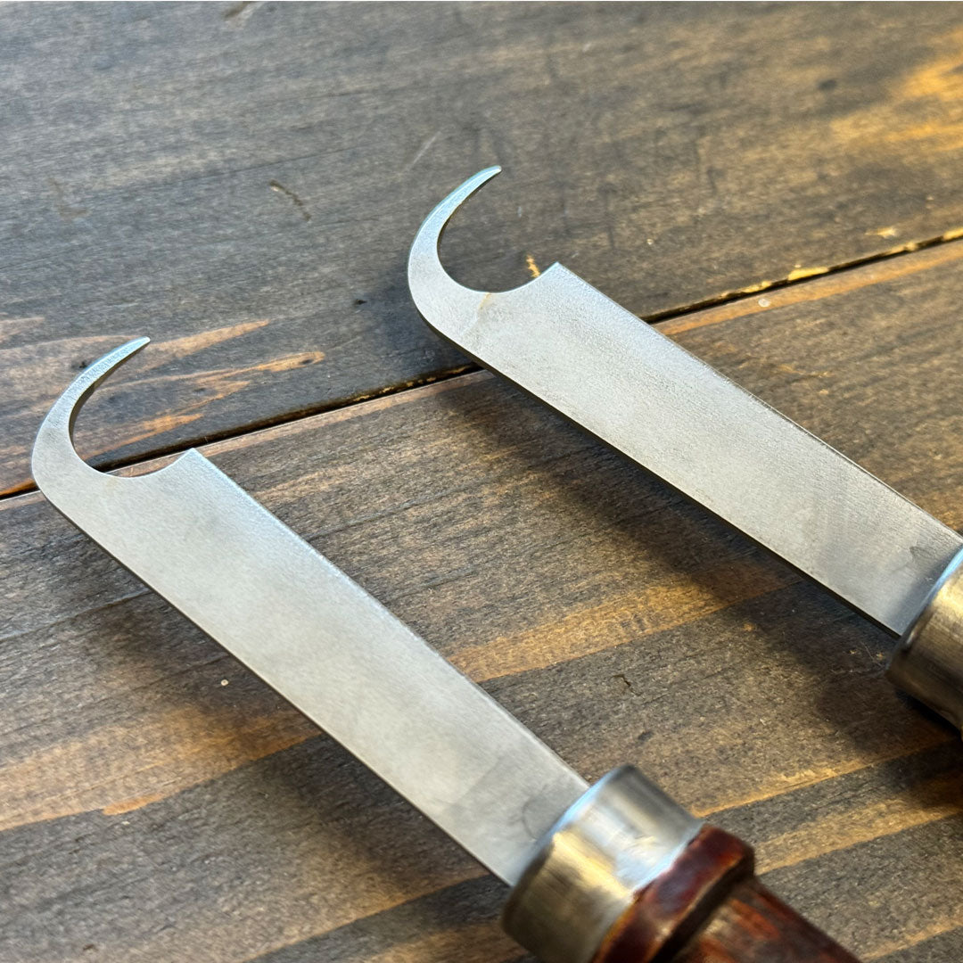Hook knife for chainstitch embroidery machine