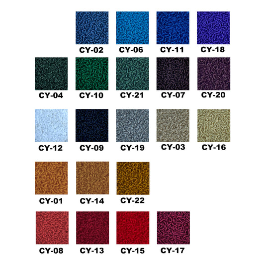 Chenille yarn for chainstitch embroidery machine