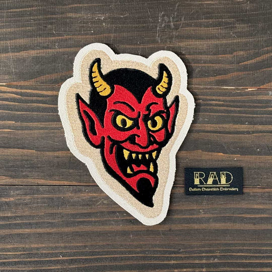 トラディッショナルデビル1 | ジャガード刺繍ワッペン