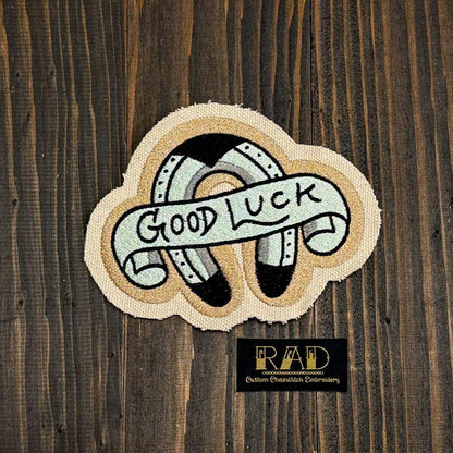 トラディッショナルグッドラック | ジャガード刺繍ワッペン